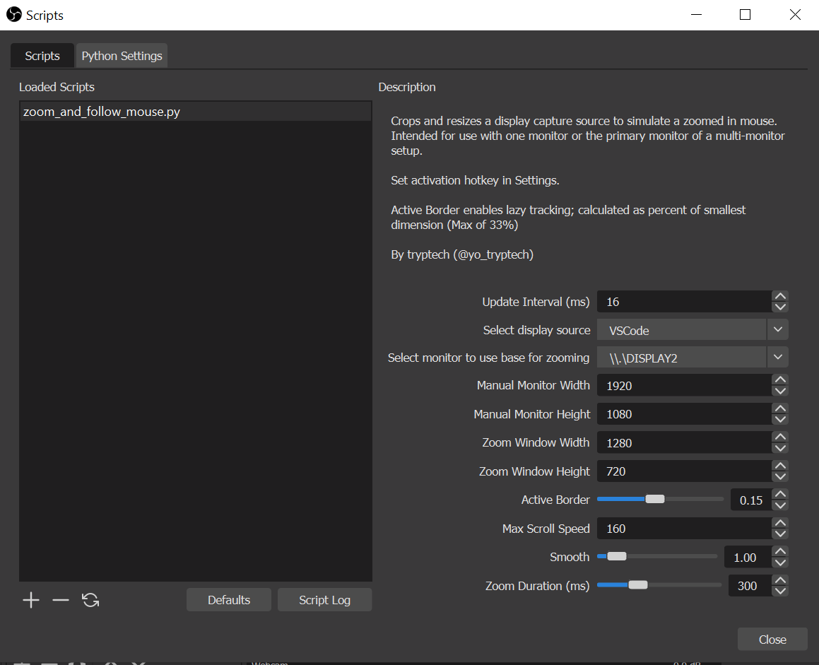 Moves screen but fails to zoom in · Issue #8 · tryptech/obs-zoom-and ...