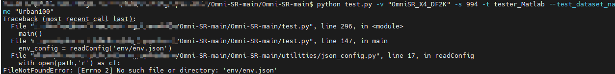 How to test and train · Issue #2 · Francis0625/Omni-SR · GitHub