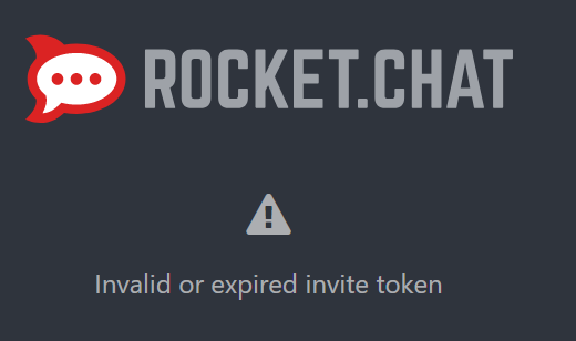 Wrong token. Wrong token