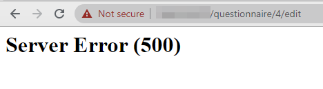 Survey Edit - Internal 500 error · Issue #2418 · DefectDojo/django ...