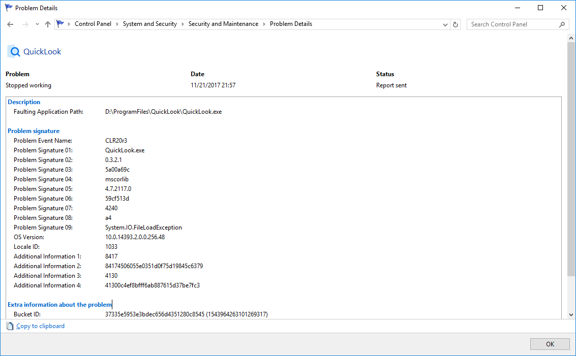 Quick Look 启动约3秒后崩溃 · Issue #133 · QL-Win/QuickLook · GitHub