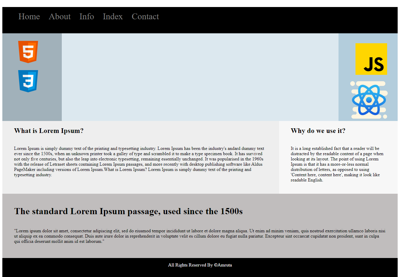 GitHub - AmrutaSudke/Static-Web-Page: This is static website which ...