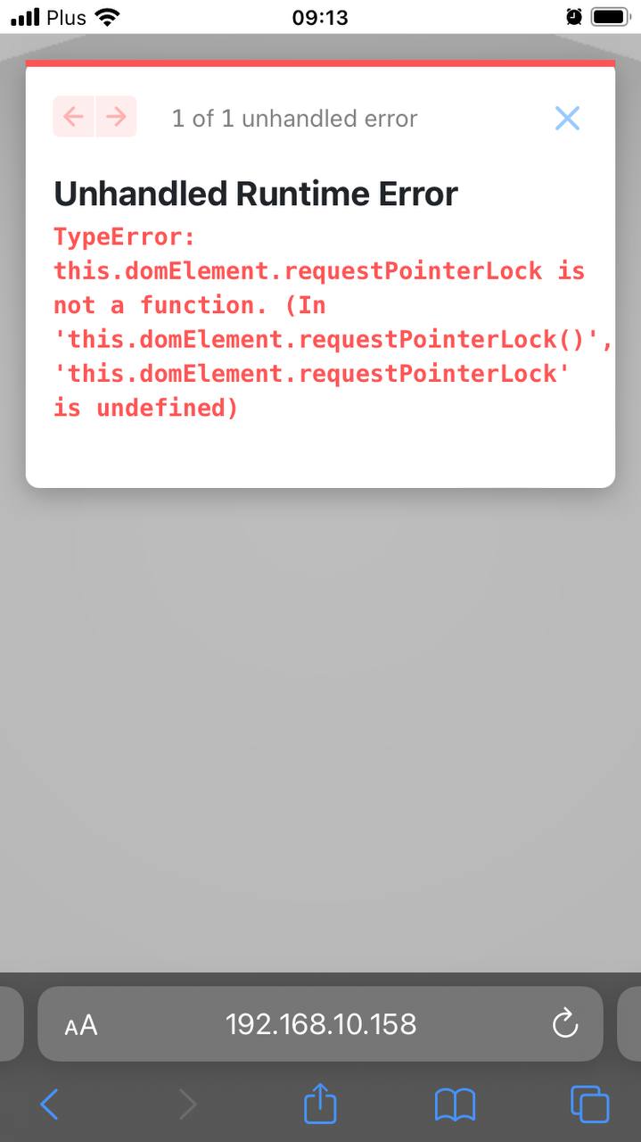 PointerLockControls: Unable to use on mobile · Issue #659 · pmndrs/drei ...