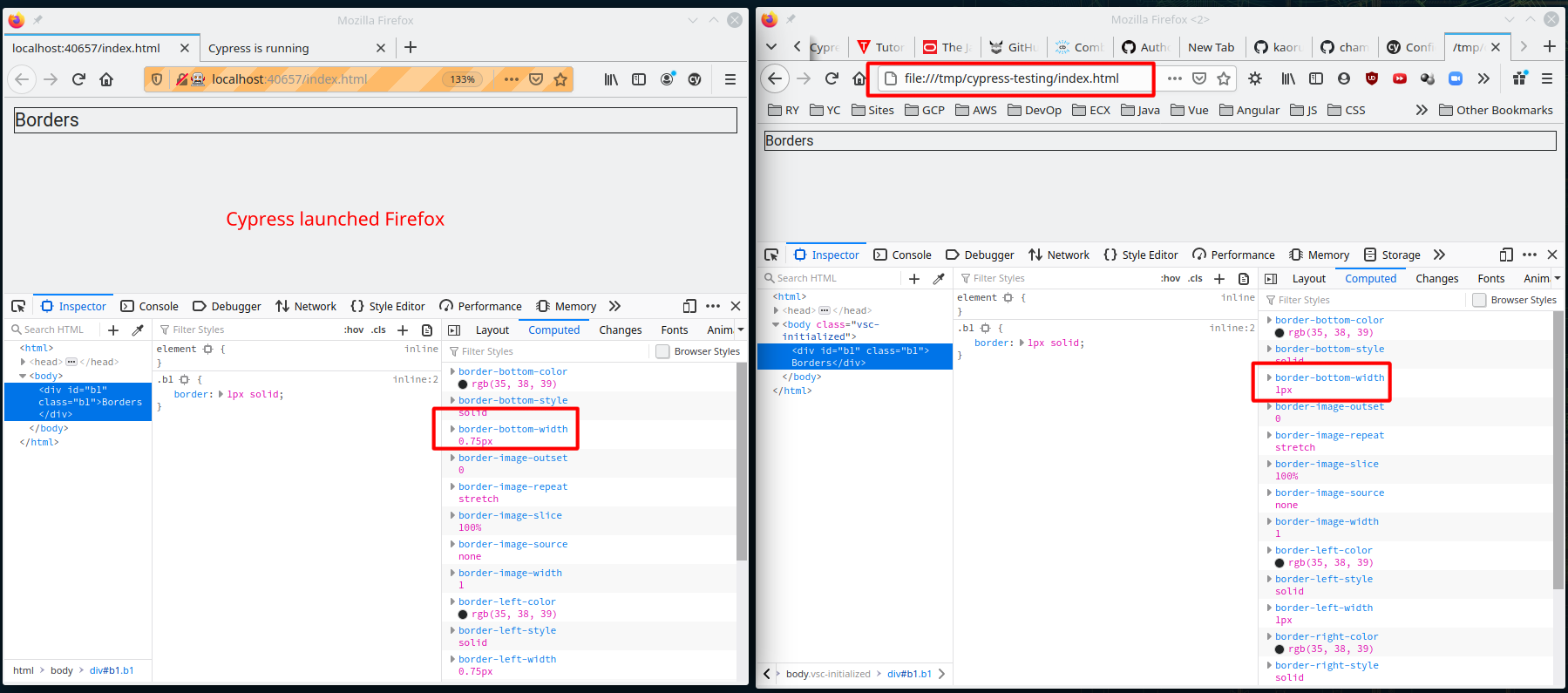 Cypress getting wrong value for px size · Issue 14722 · cypressio