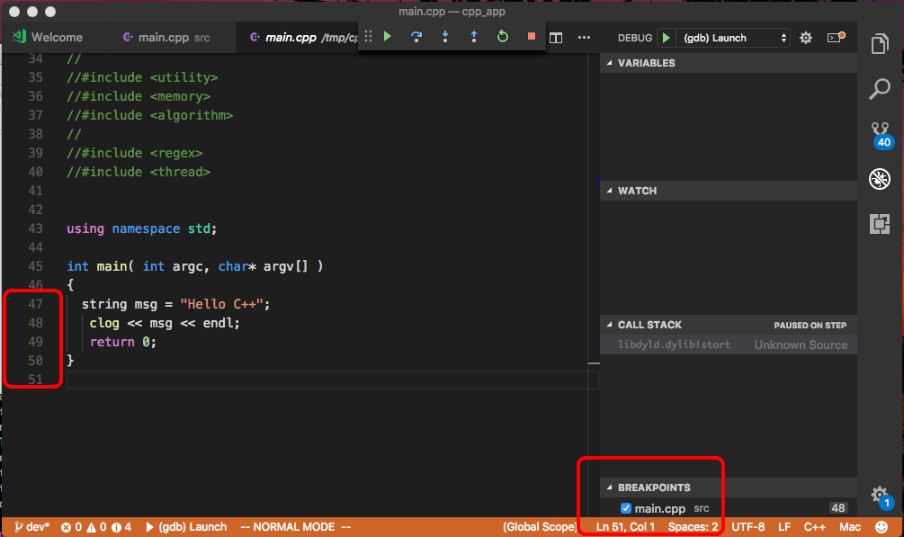 Fail to display breakpoint in editor · Issue #38991 · microsoft/vscode ...