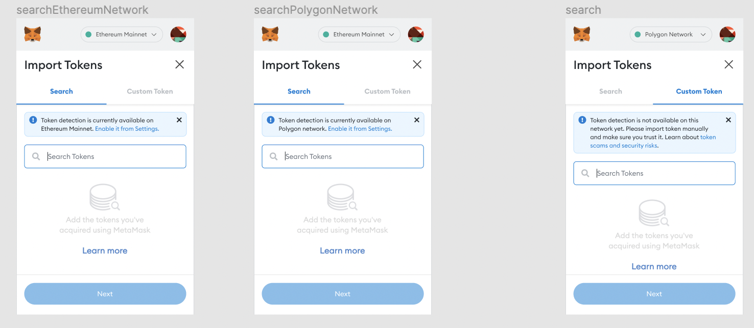 Enable Token search functionality on supported networks · Issue #13946 ...