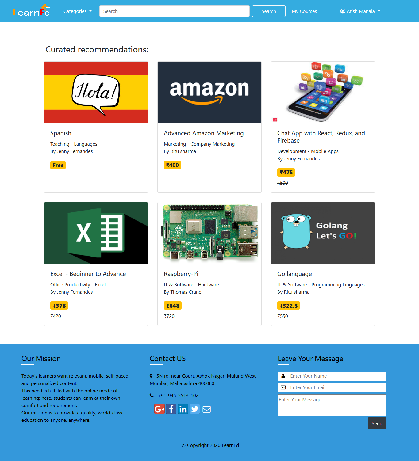 GitHub - ankitayadav123/Web-development-project: The website is an ...