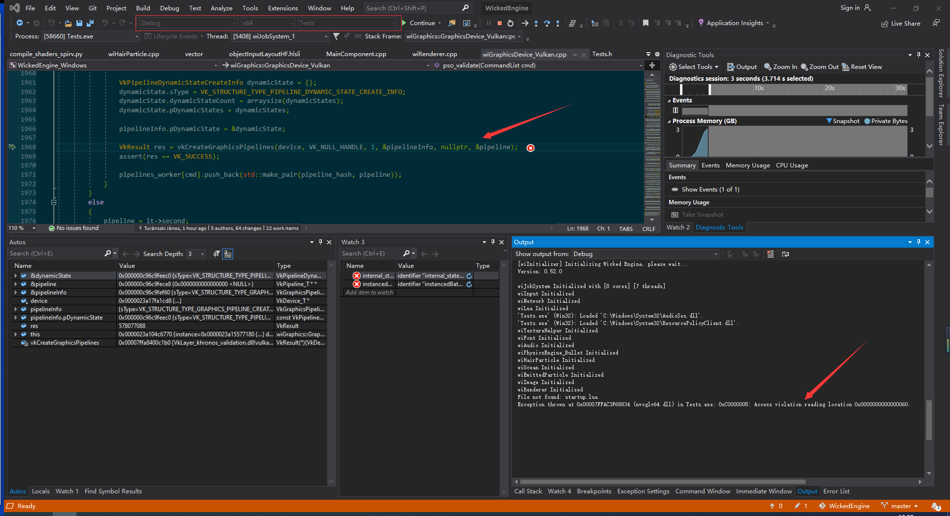crashed in vkCreateGraphicsPipeline when optimization disabled · Issue ...