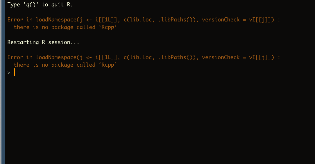 At startup: "there is no package called Rcpp" · Issue #4873 · rstudio ...