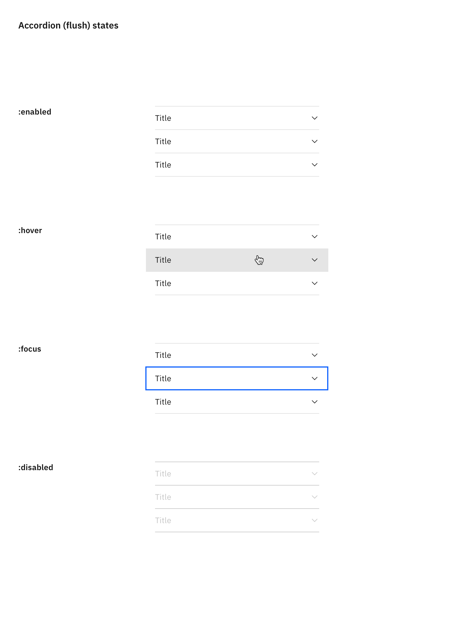 [accordion] add flush alignment prop · Issue 8881 · carbondesign