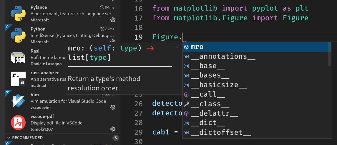 Pylance autocomplete doesn't work, while pyright does. · Issue #2009 ...