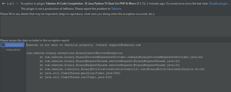Frequent IllegalArgumentExceptions thrown on WebStorm 2021.3.1, plugin ...