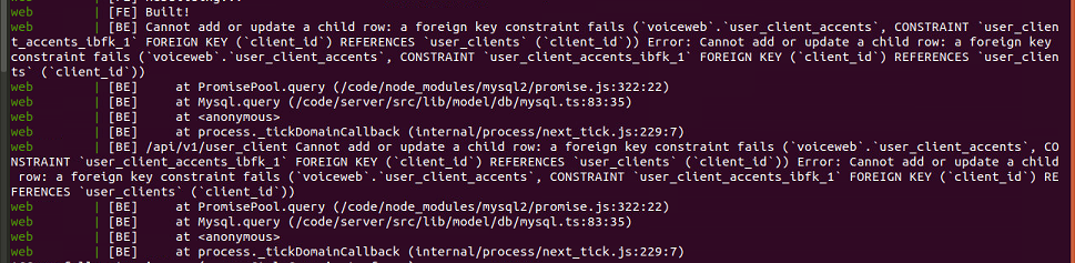 MySQL error when running docker build · Issue #2127 · common-voice ...