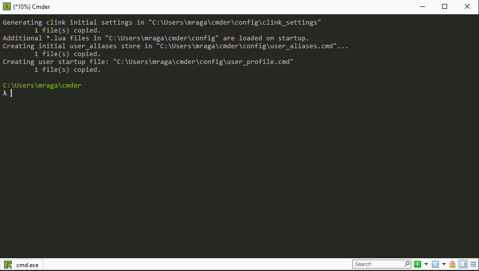 Cmder doesn't work unable to update ConEmu · Issue #2610 · cmderdev ...