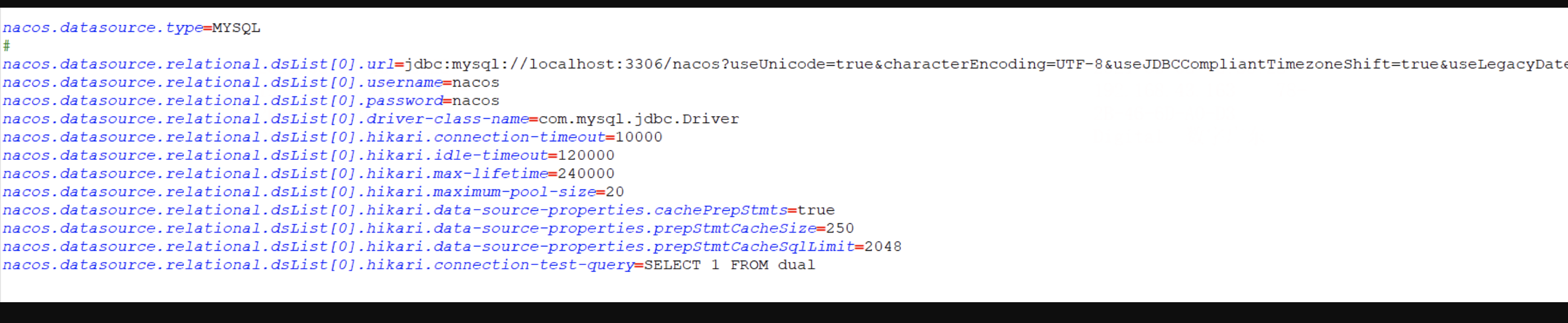请问一下多数据源哪个分支如何配置使用？ · Issue #5052 · alibaba/nacos · GitHub