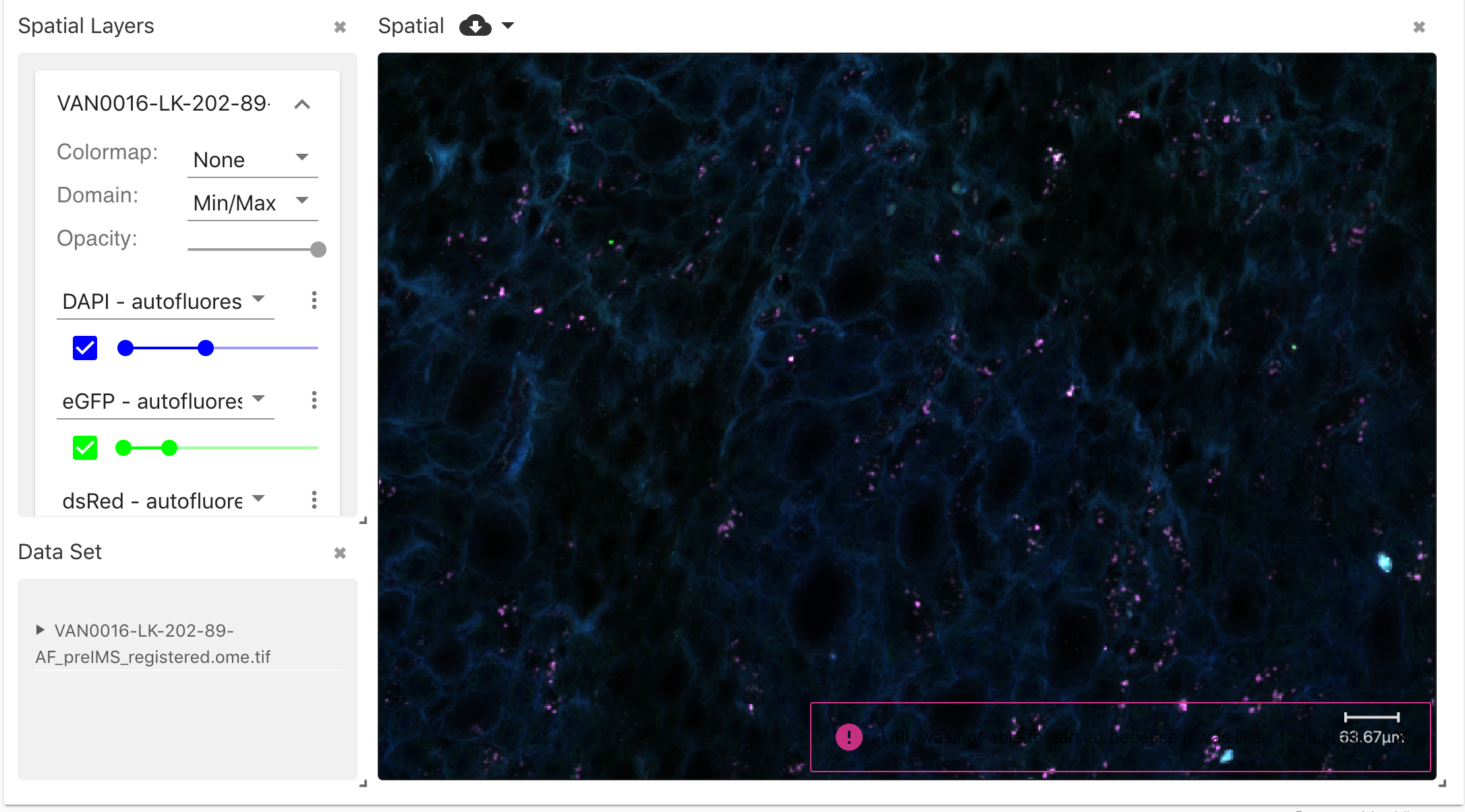 Vitessce Error Snackbar Can't be Read on Dark Visualizations · Issue ...