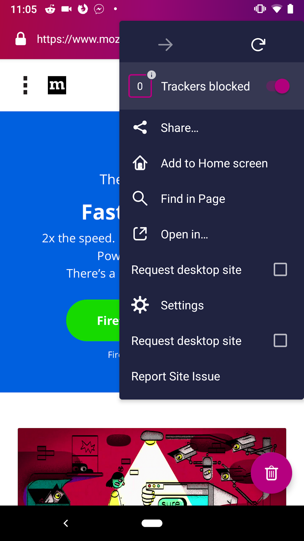 Two request desktop sites visible in menu · Issue #3081 · mozilla ...