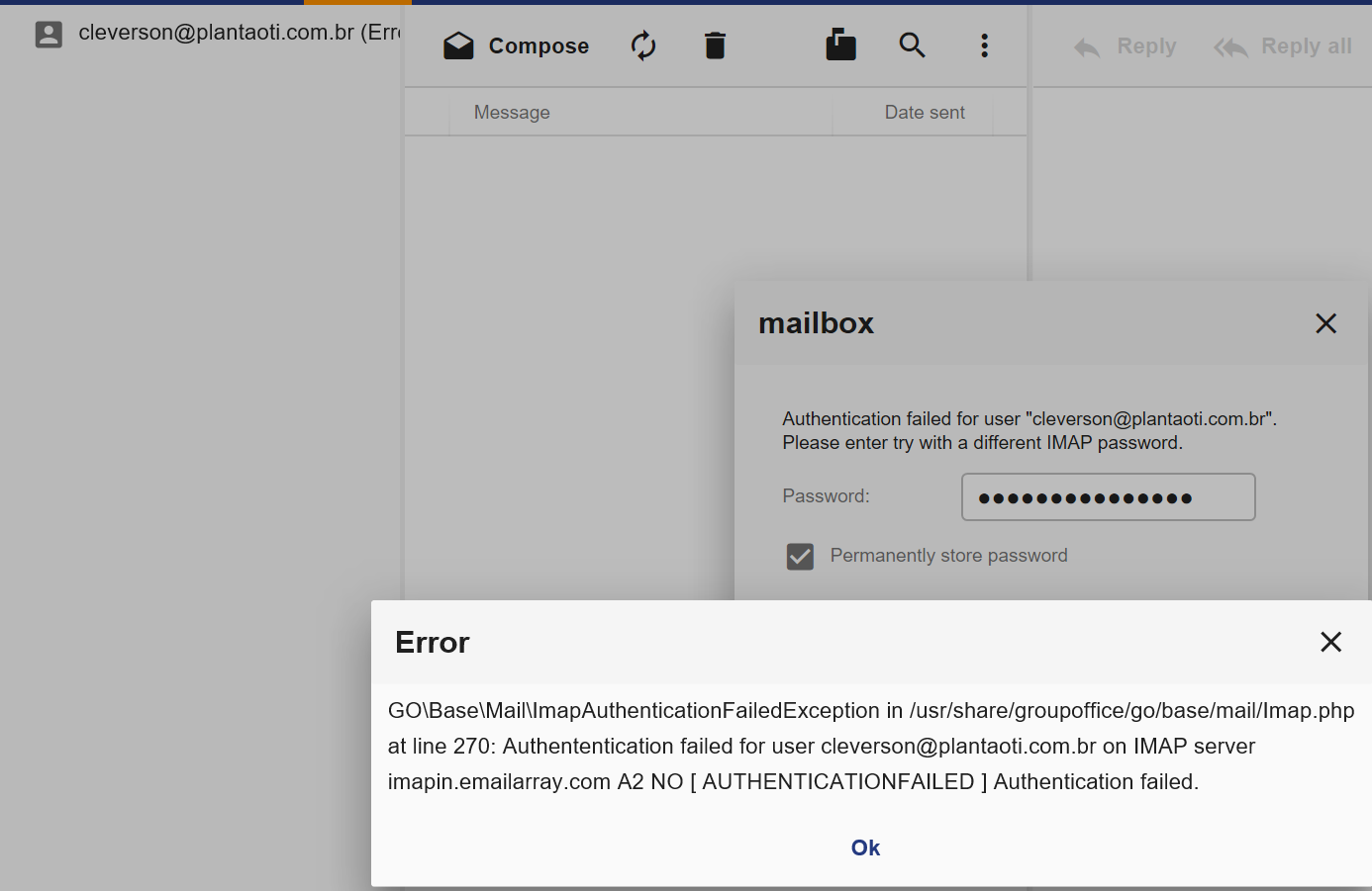 Clearer errors · Issue #248 · Intermesh/groupoffice · GitHub