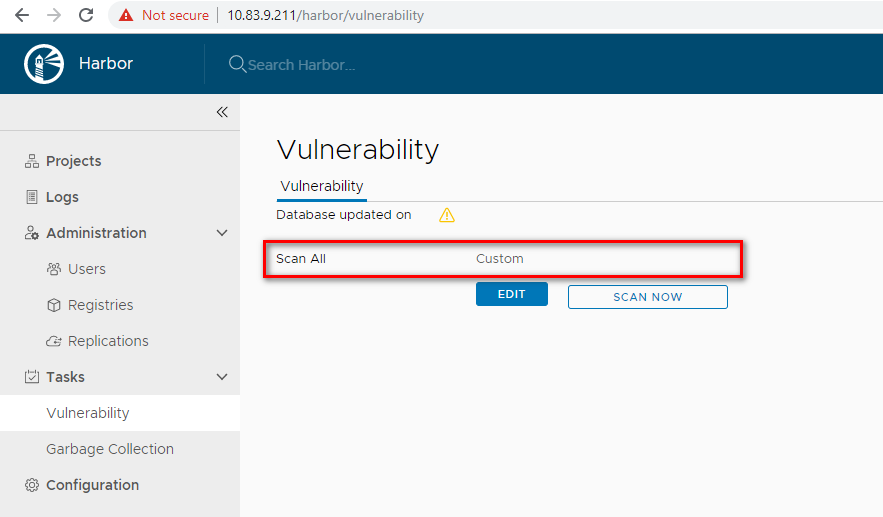 Vulnerability data is not consistent when migrate harbor from 1.7 to 1. ...