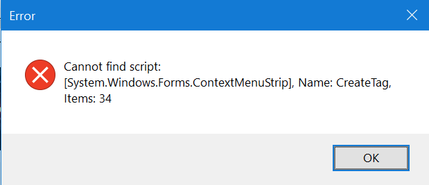 Error while executing a user script · Issue #7985 · gitextensions ...