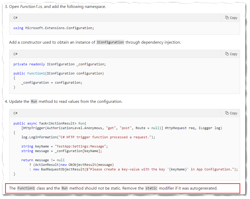 Static Functions can not have contructors · Issue #76114 ...