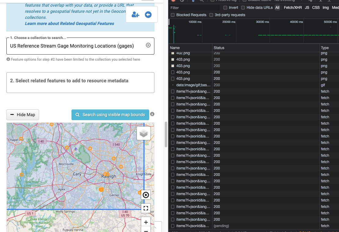 Geoconnex facility is slow · Issue #5019 · hydroshare/hydroshare · GitHub