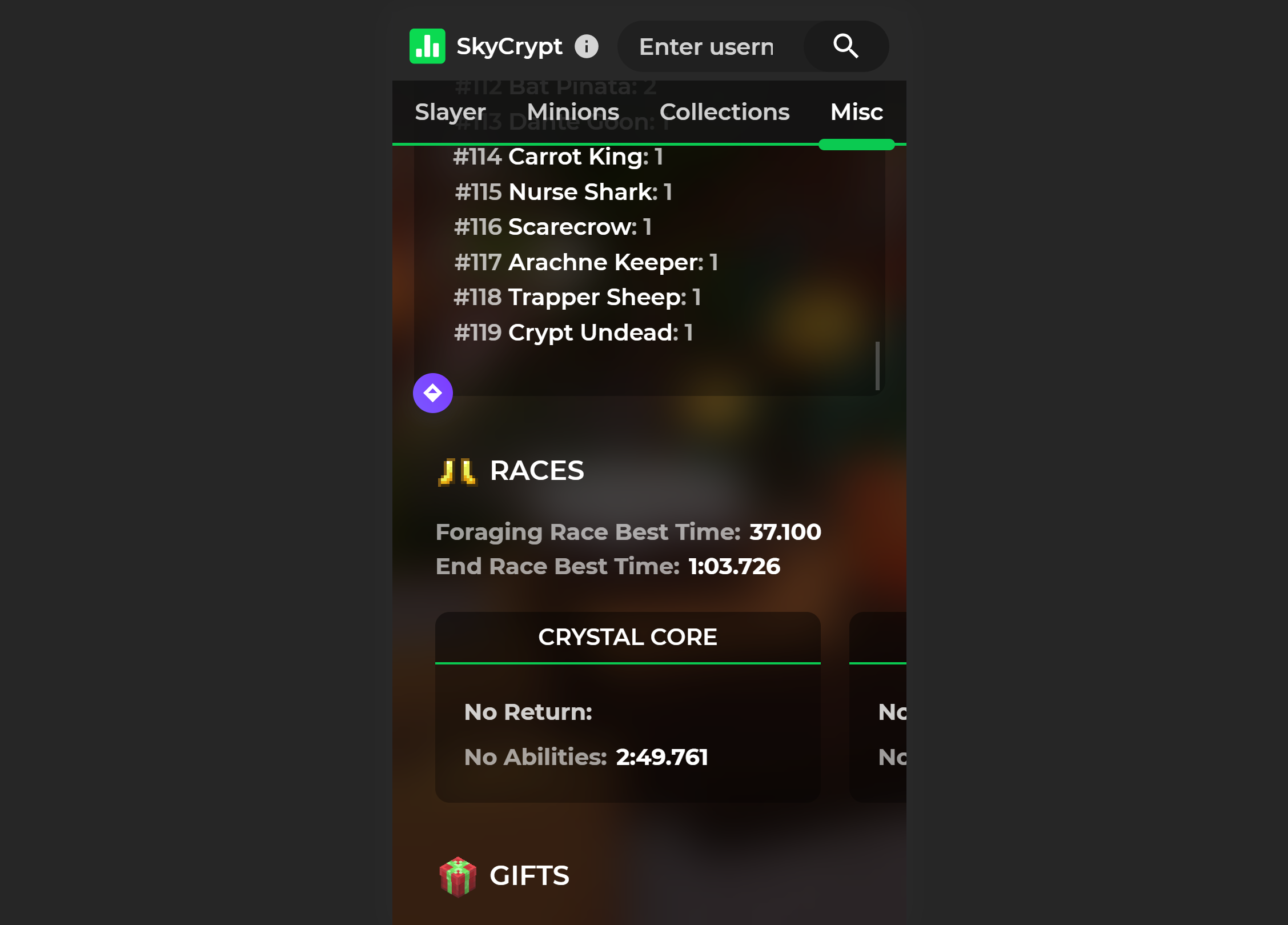 Arc Problems · Issue #577 · SkyCryptWebsite/SkyCrypt · GitHub