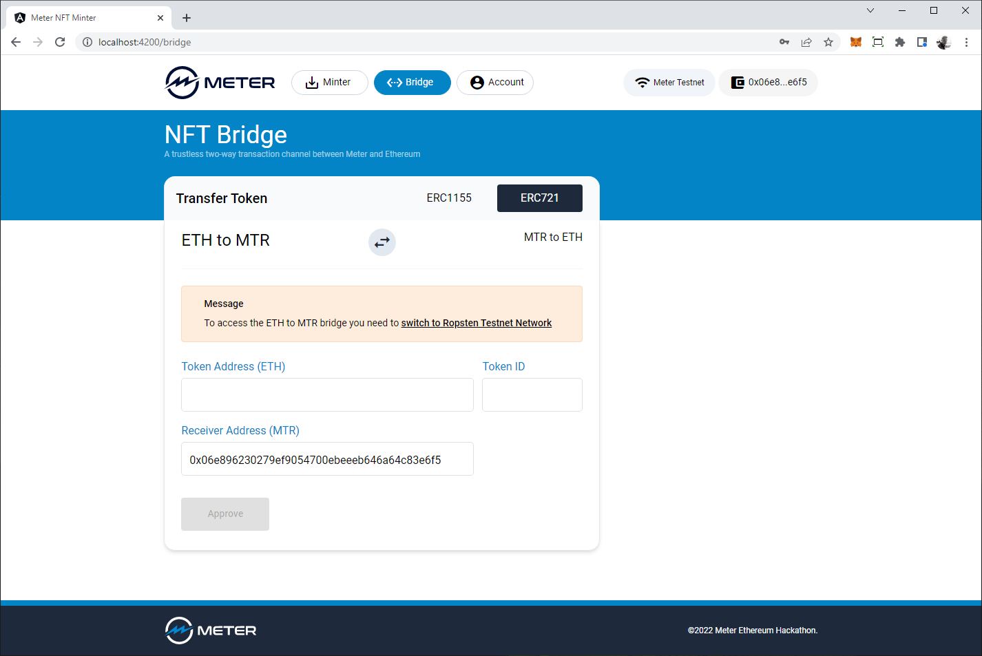 GitHub - kryptopoo/meter-nft-minter
