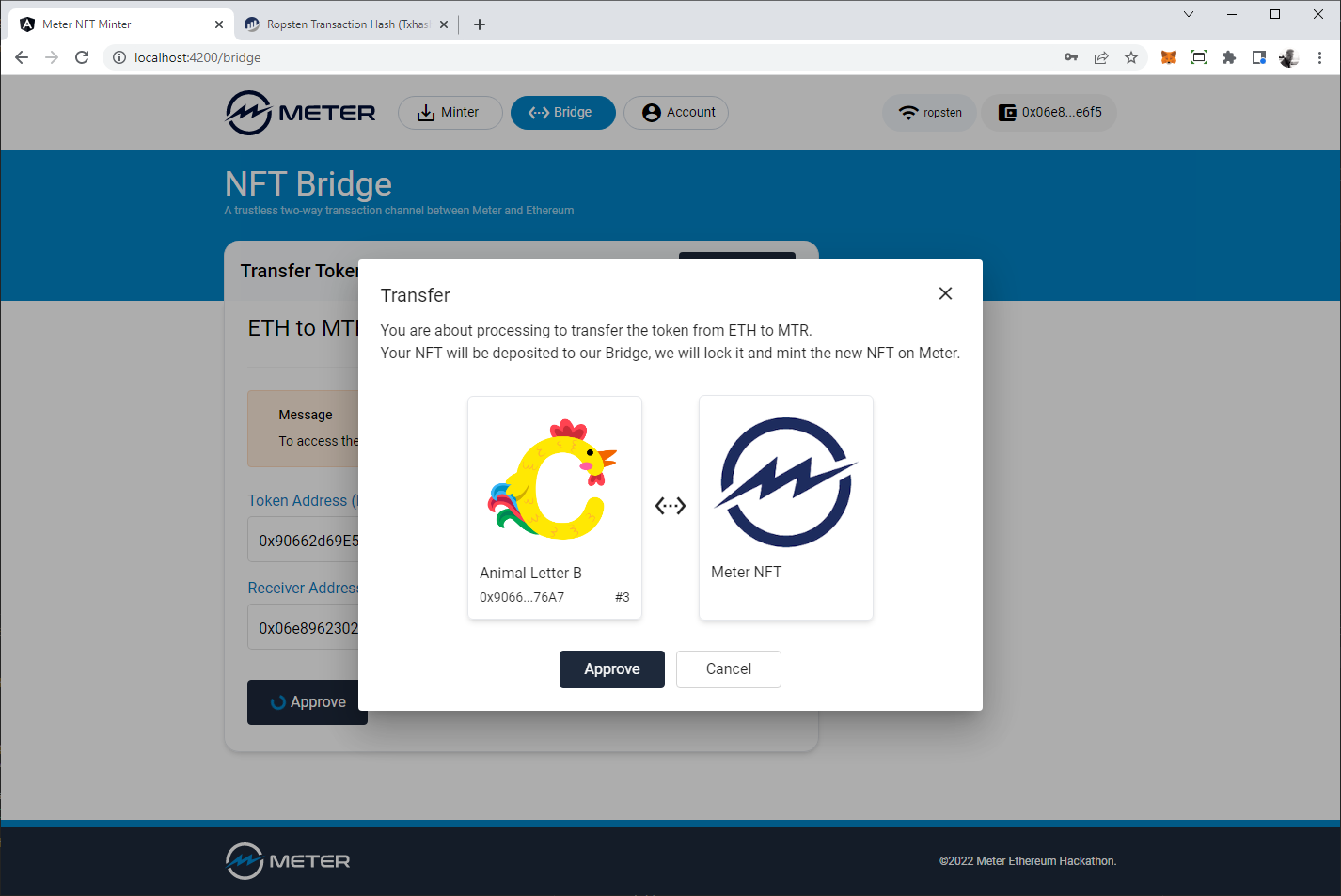 GitHub - kryptopoo/meter-nft-minter