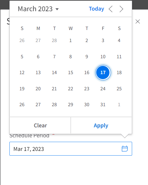Datepicker Component with type “range” saves a start date without validation when an end date