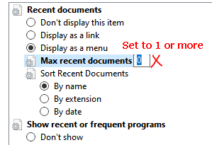Items not getting added to 'Recent Items' Menu · Issue #283 · Open ...