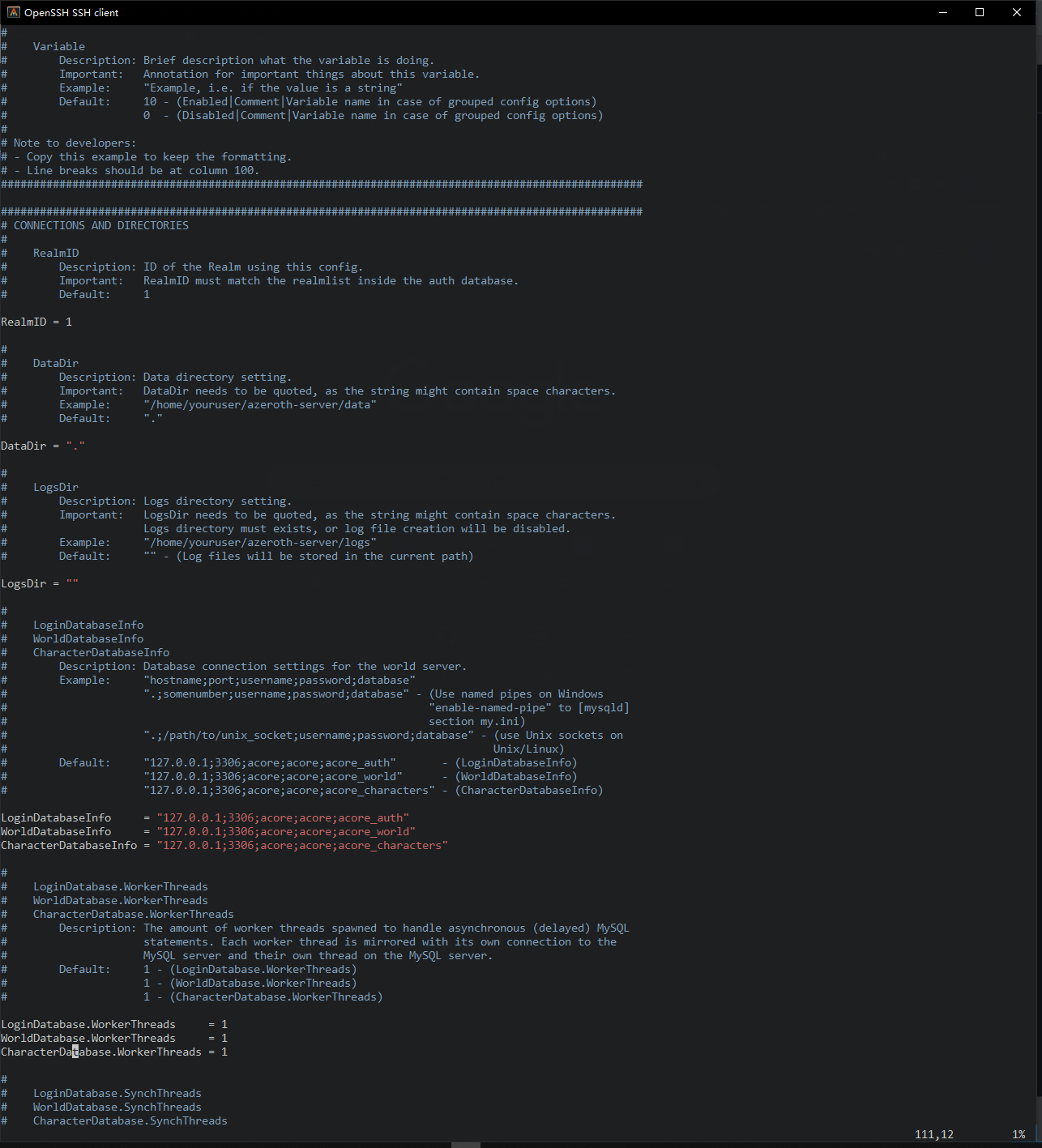 World server running without response · Issue #5470 · azerothcore ...