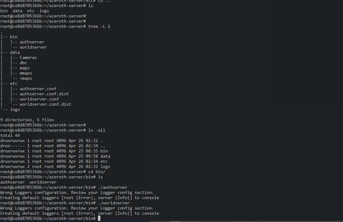 World server running without response · Issue #5470 · azerothcore ...