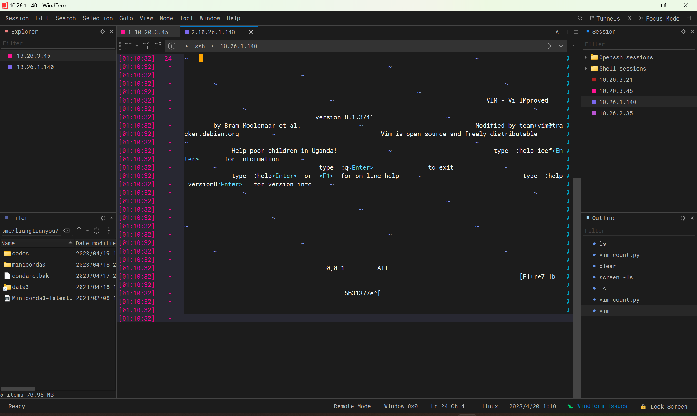vim layout out of order · Issue #1630 · kingToolbox/WindTerm · GitHub