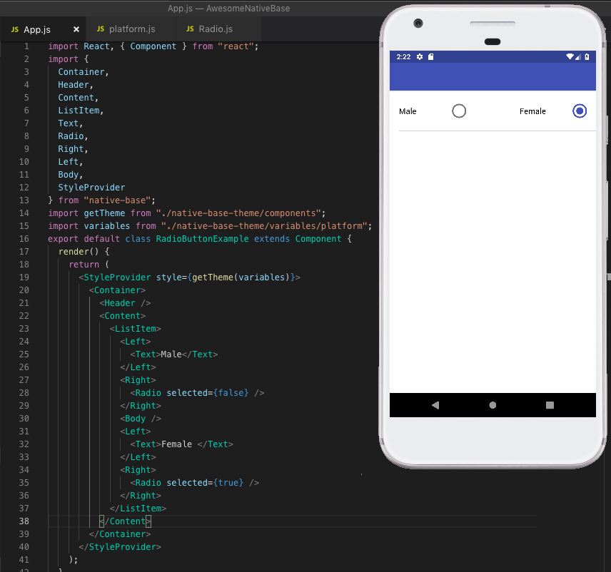 Radio Button border is actually a Icon and can't be changed. · Issue ...