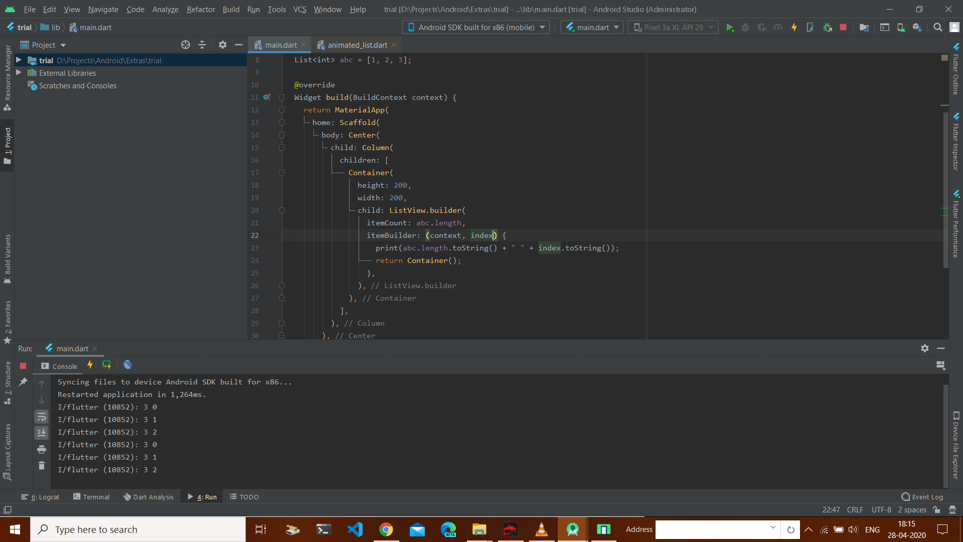 AnimatedList and Listview.builder are reiterating over indexes · Issue ...