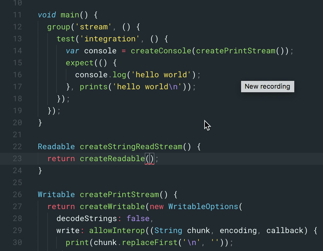 Auto-completion does not insert `()` for constructors with named ...