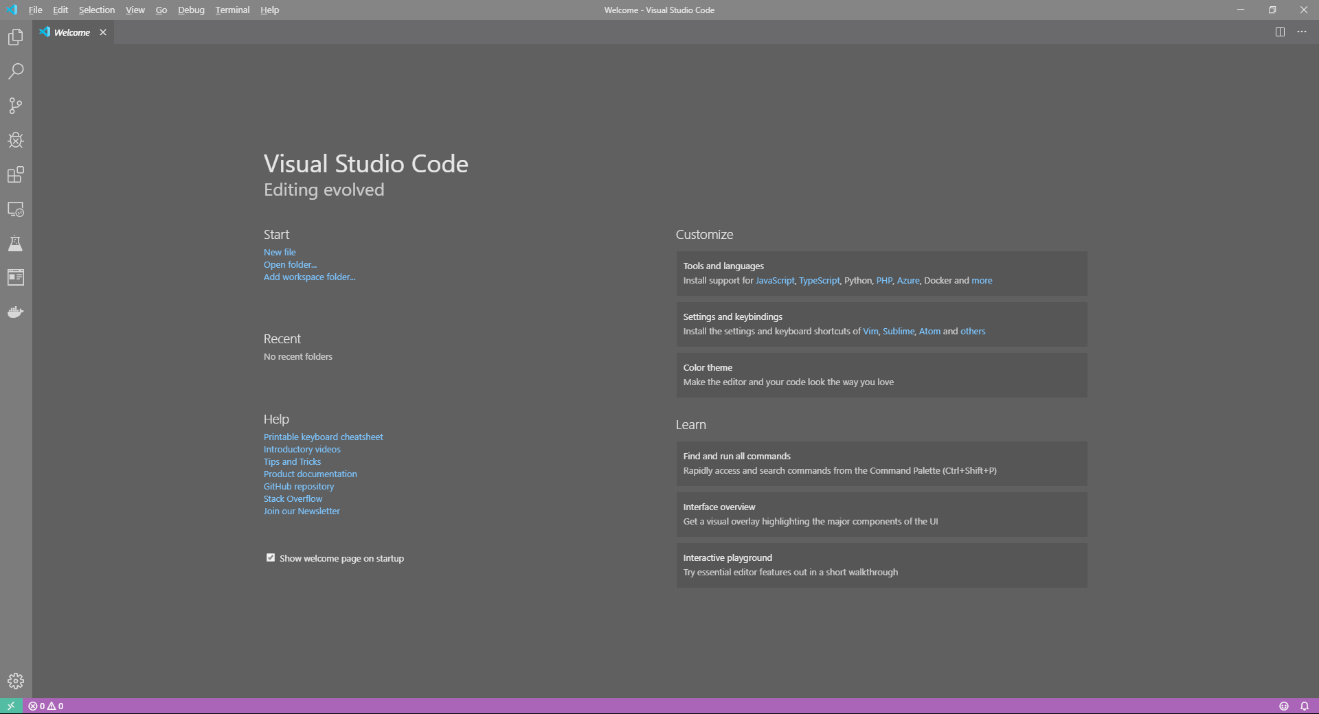 Only a window of VSCode is whitish. · Issue #83885 · microsoft/vscode ...