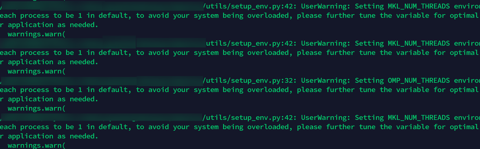 [Enhancement] Print warning message only on master · Issue #1809 · open ...