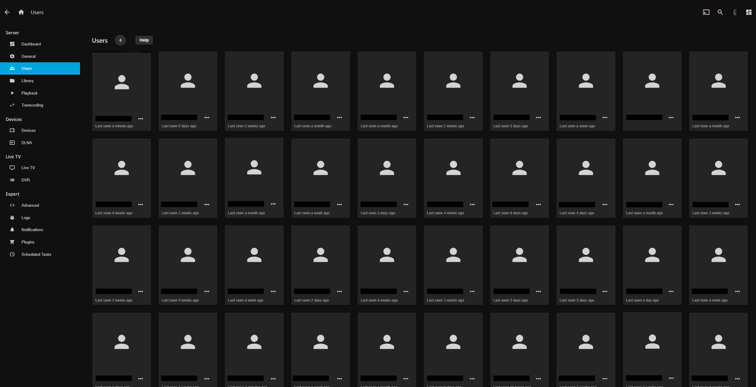 Jellyfin user list is stuck loading indefinitely · Issue 1441