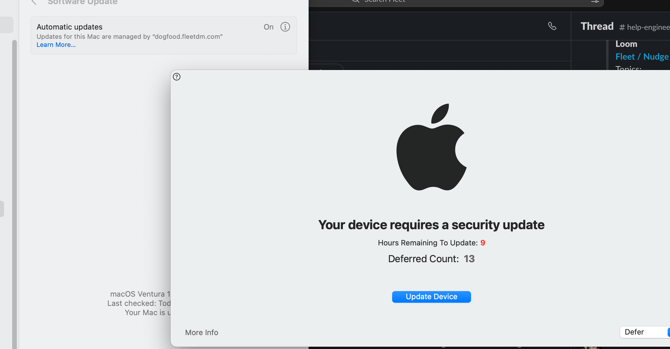 Ensure hosts can download/install updates from macOS settings · Issue