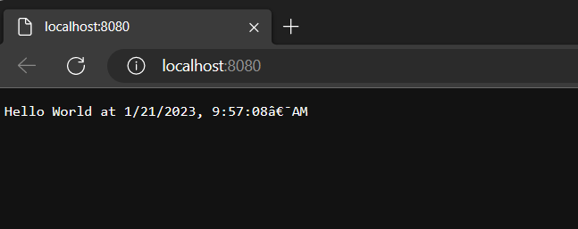 Response from web server