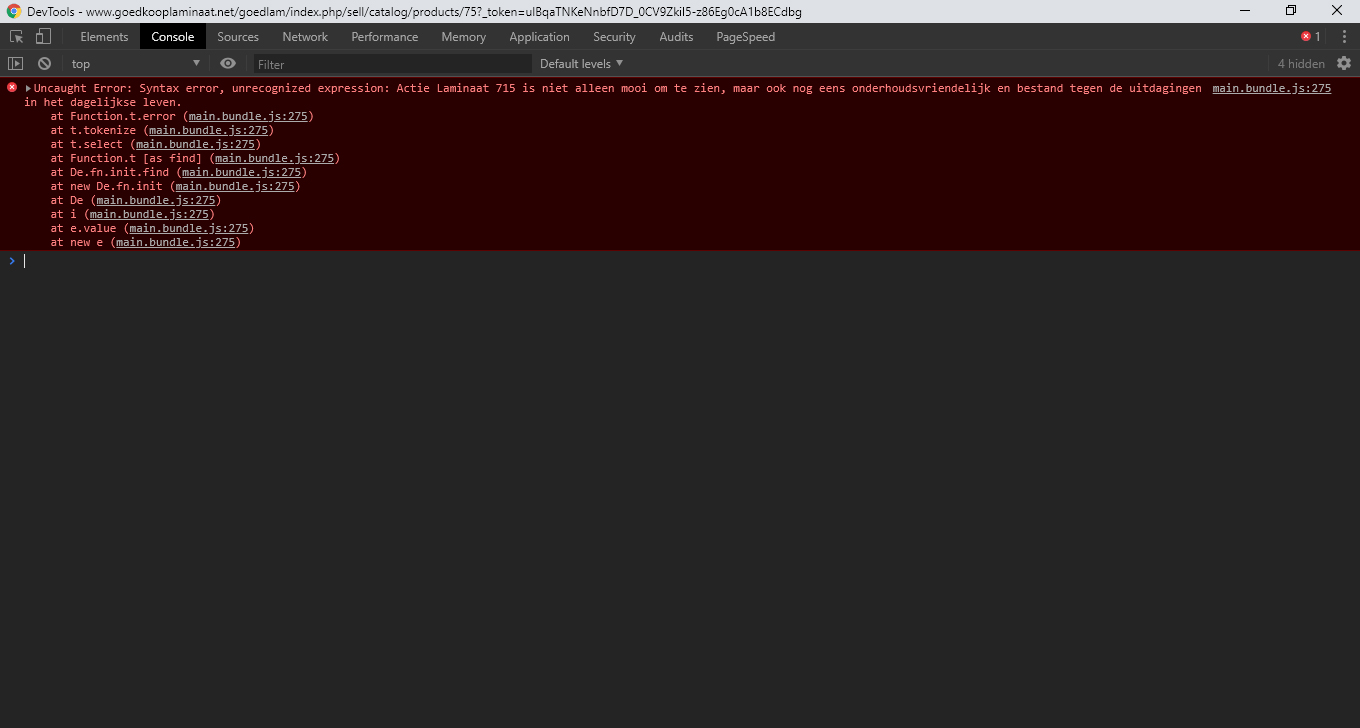 JS error prevents the launch of the module configuration. Prestashop 1 ...