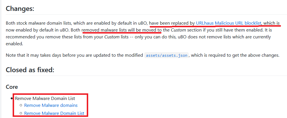 URLhaus Malicious URL blocklist