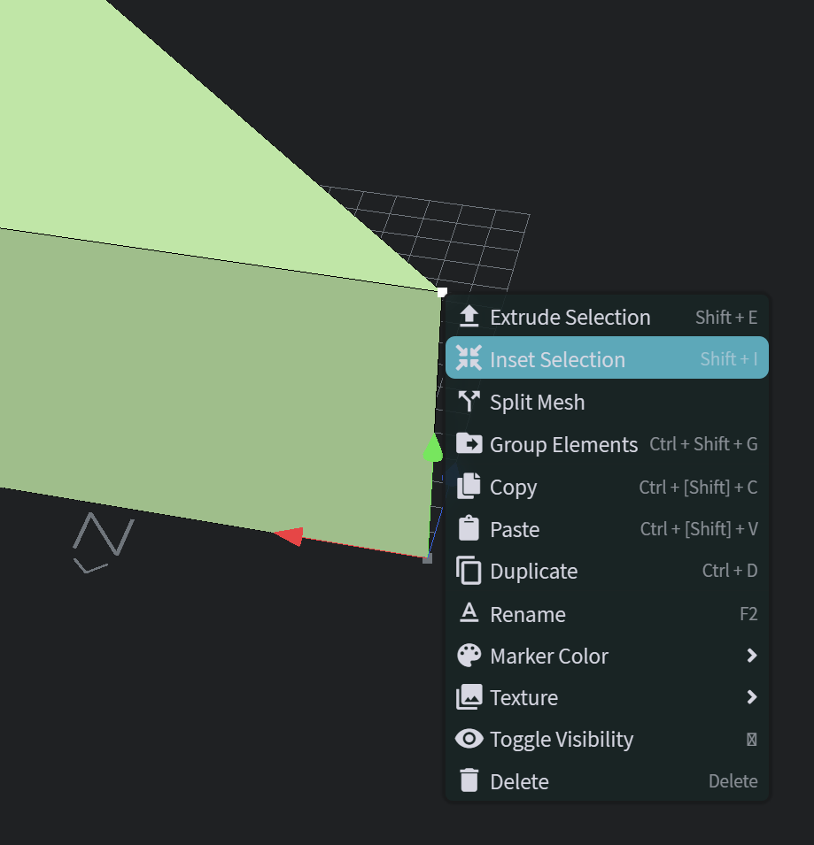 [Beta] [Issue] Insetting a vertex breaks selection system · Issue #1076 ...