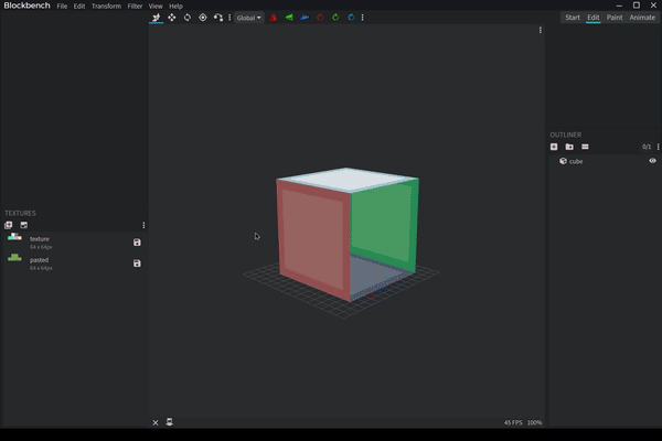 [Issue] Model switches to top texture when selecting a transparent face ...