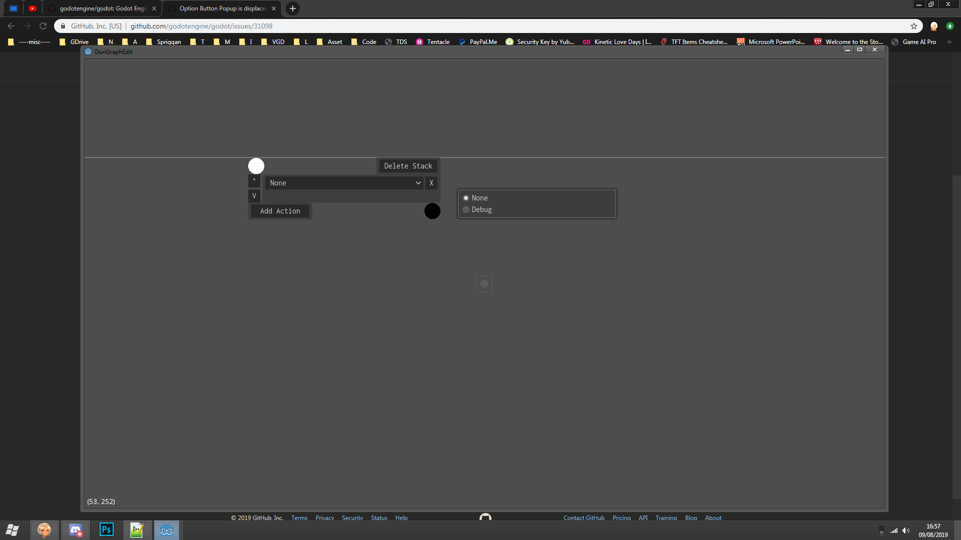 Option Button Popup is displaced · Issue #31098 · godotengine/godot ...