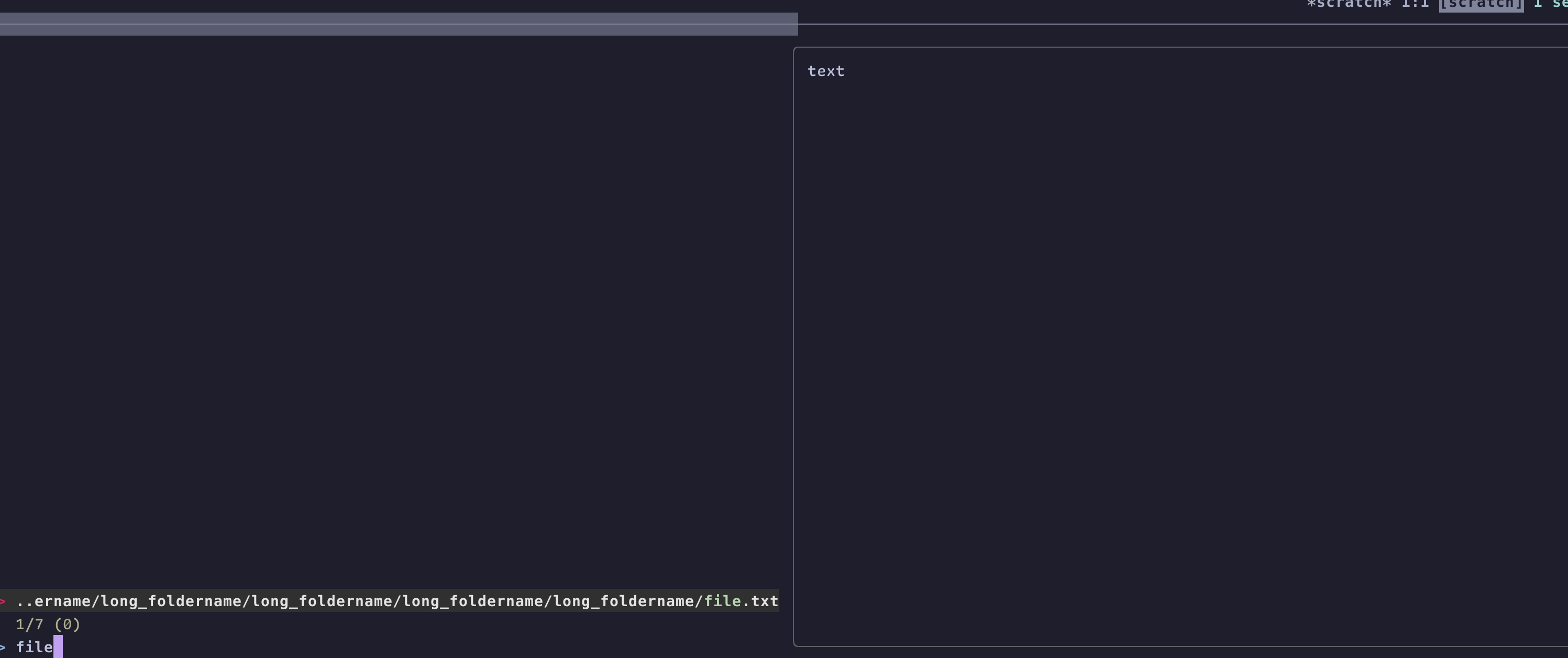 Dealing with long paths in file picker (goto_file) · Issue #6219 ...