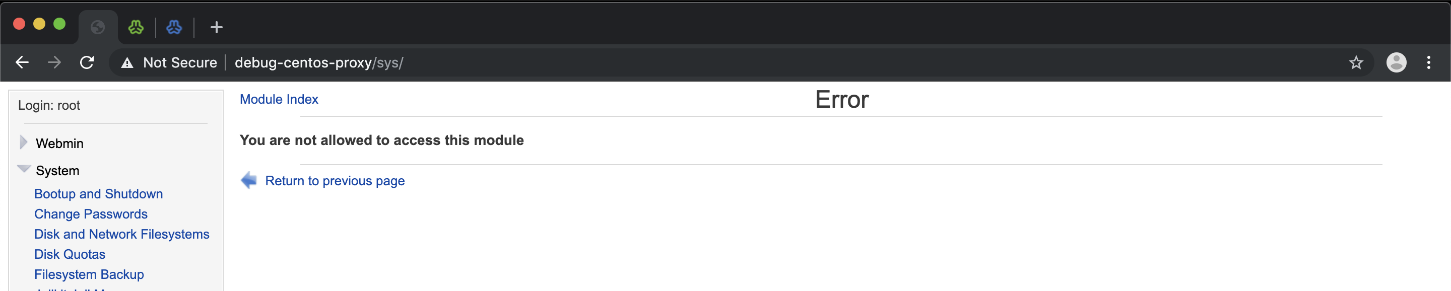 Webmin used with webprefix - bug for modules with the same name · Issue ...