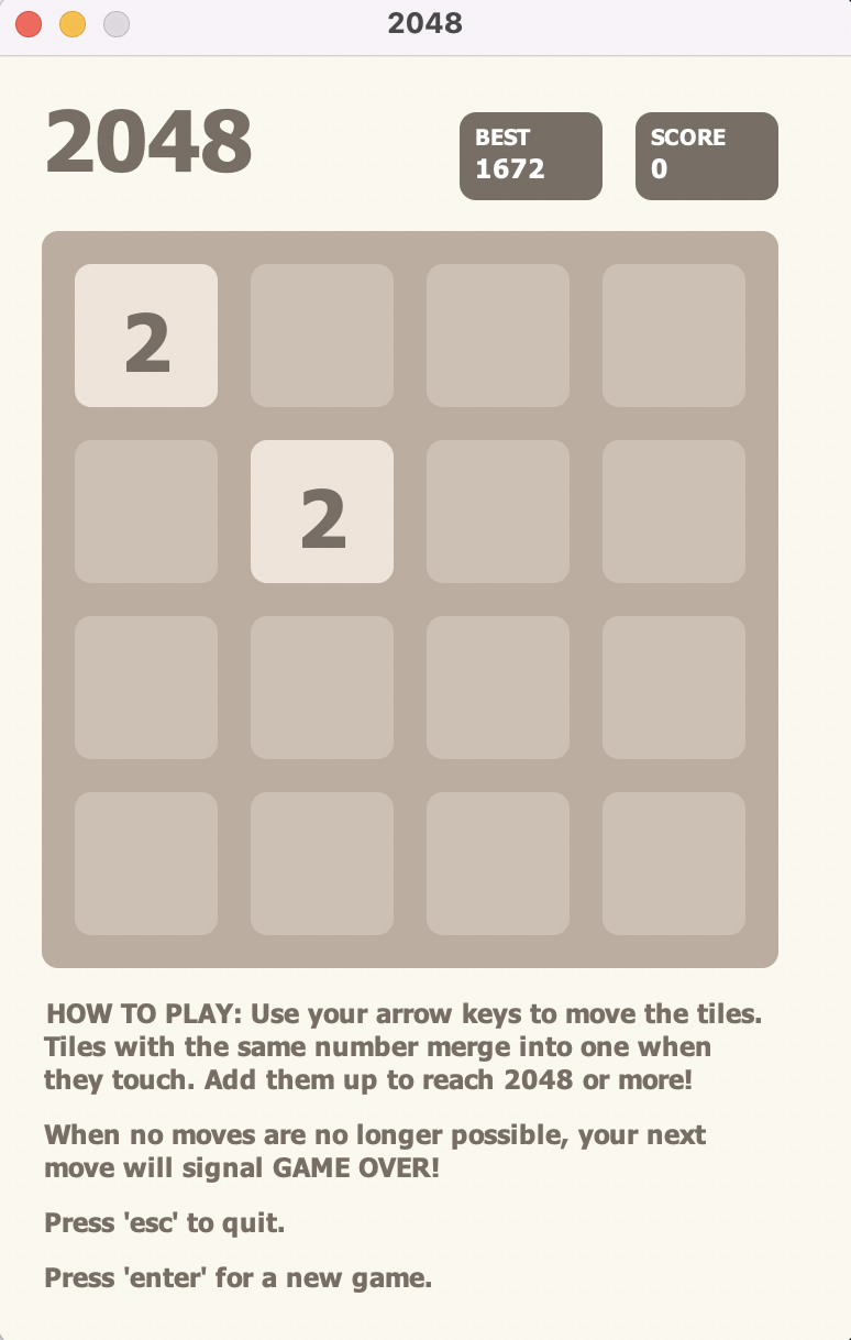 GitHub - Chen1919/2048: A classic 2048 game. · GitHub
